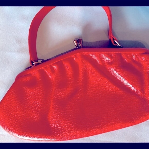 Vintage SPEARO Made In England red handbag - Picture 11 of 15